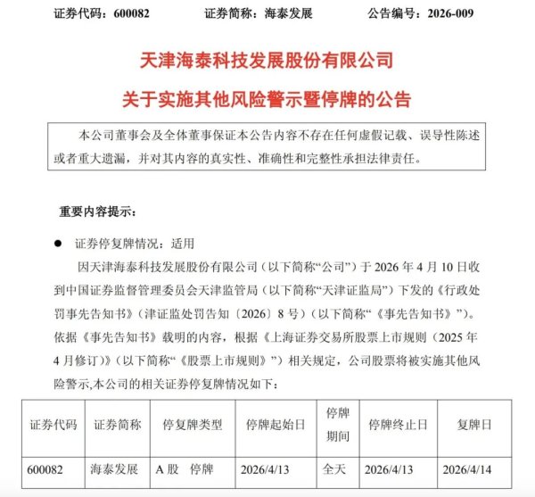 两股同日被ST，一股年内大涨138%