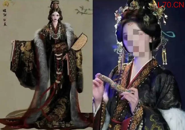 昭阳公主造型被指抄袭