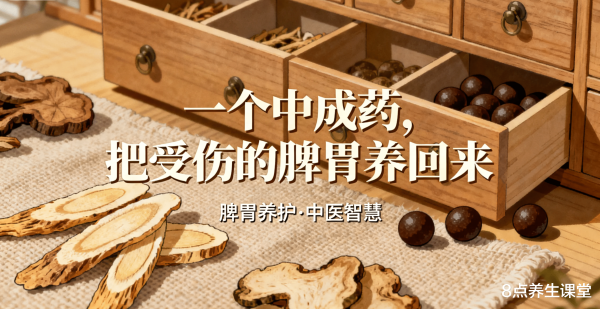 一个中成药, 把受伤的脾胃养回来, 坚持一个月, 恢复脾胃活力, 脾好免疫强