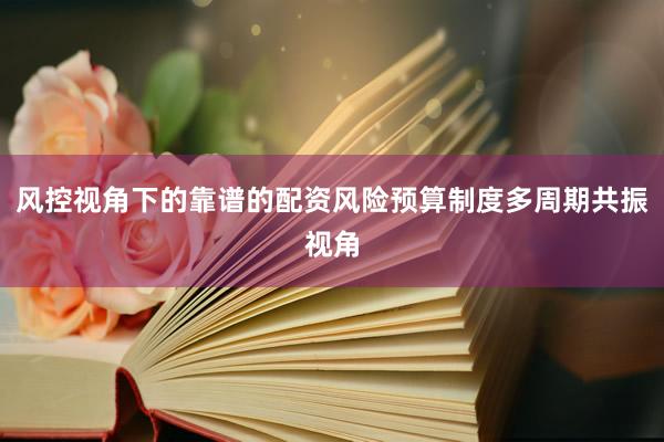 风控视角下的靠谱的配资风险预算制度多周期共振视角