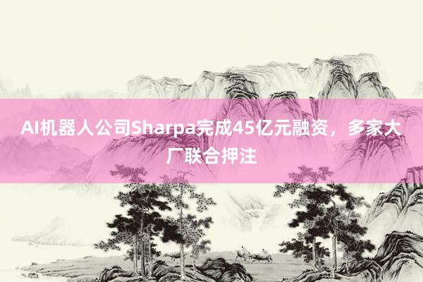 AI机器人公司Sharpa完成45亿元融资，多家大厂联合押注