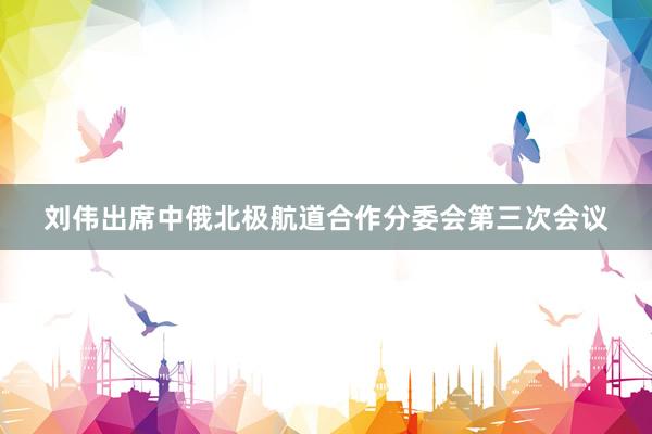 刘伟出席中俄北极航道合作分委会第三次会议